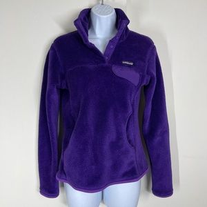 Patagonia Synchilla Pullover 1/4 snap fleece with pocket and marsupial pocket‎ S